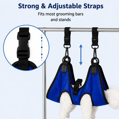 FurBuddy™ GroomEase™ Pet Grooming Hammock
