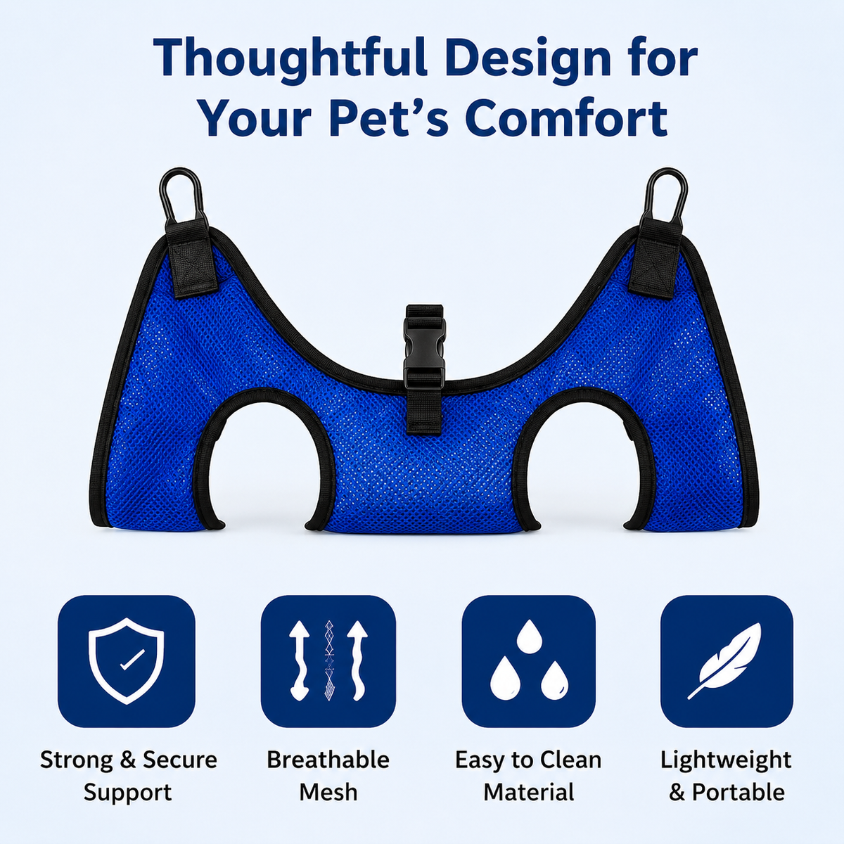 FurBuddy™ GroomEase™ Pet Grooming Hammock